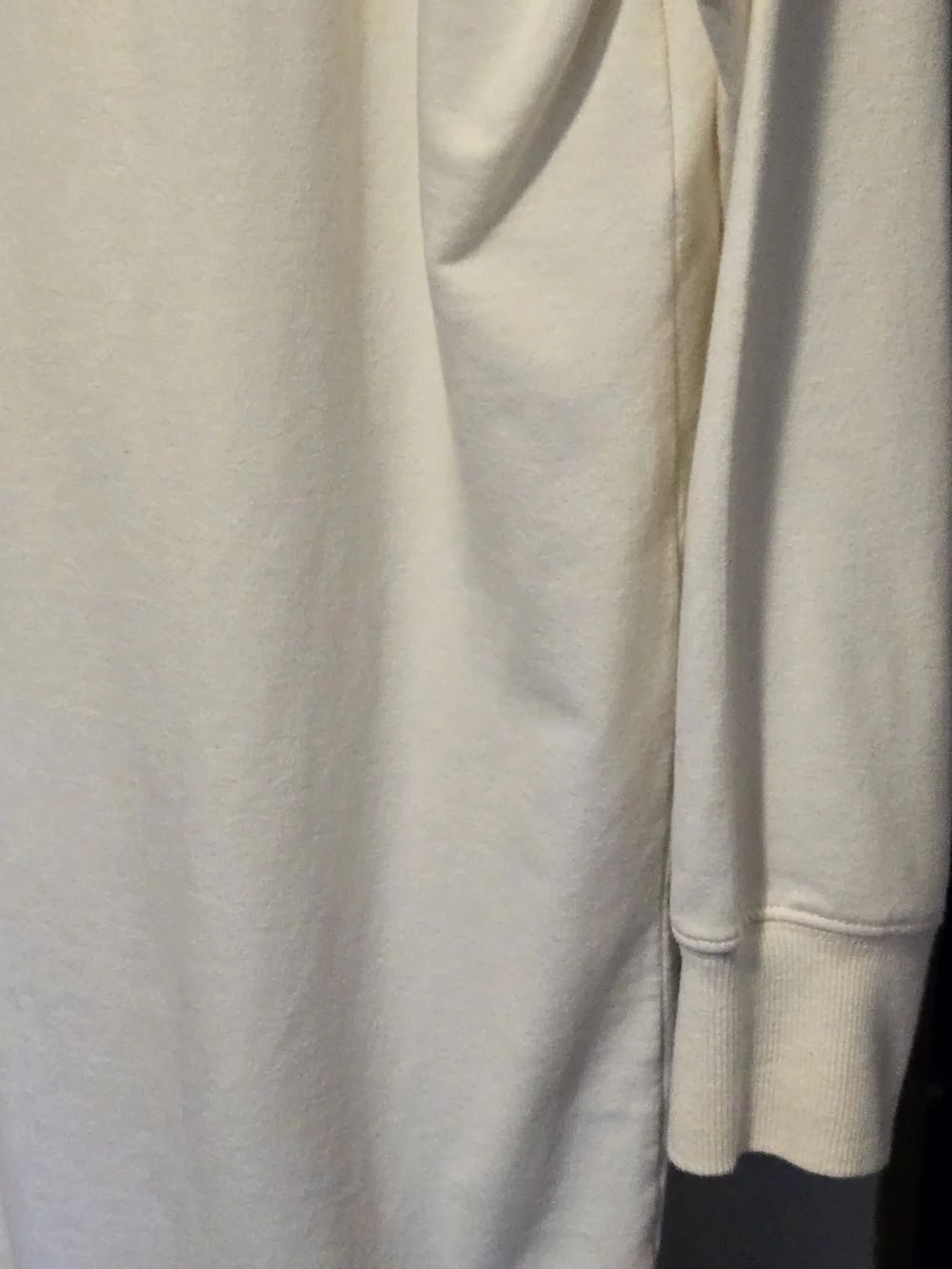Michael Kors Cream Hoodie Dress with Black MK Logo